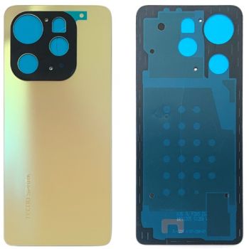 Задняя крышка Tecno Spark 20 Pro KJ6 золотая Оригинал
