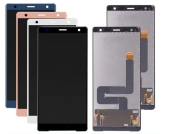 Дисплей (Экран) Sony H8216, H8266, H8276, H8296 Xperia XZ2 с тачскрином (сенсором) розовый Оригинал