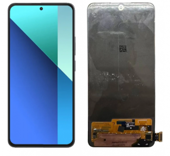 Дисплей (Экран) Xiaomi Redmi Note 13 4G 23124RA7EO, 23129RAA4G с тачскрином (сенсором) черный OLED