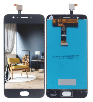 Дисплей (Экран) (LCD) Umidigi C2 с сенсором чёрный Оригинал