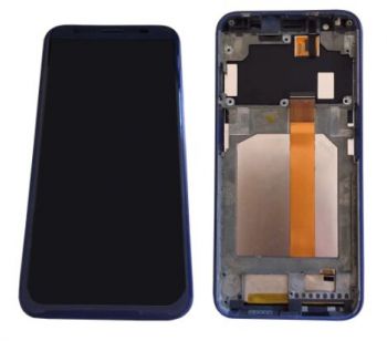 Дисплей (Экран) Doogee X55 с тачскрином (сенсором) черный с рамкой Оригинал