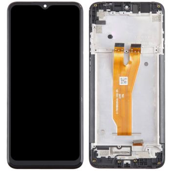 Дисплей (Экран) ZTE Blade A53 с тачскрином (сенсором) черный с рамкой Оригинал