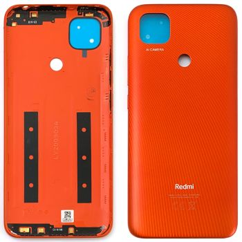 Задняя крышка Xiaomi Redmi 9C M2006C3MG оранжевая Оригинал