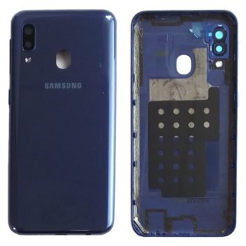 Задняя крышка Samsung A202 (SM-A202F, SM-A202F/DS) Galaxy A20E 2019 синяя Оригинал