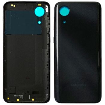 Задняя крышка Samsung A032 (SM-A032F, SM-A032F/DS) Galaxy A03 Core черная Оригинал