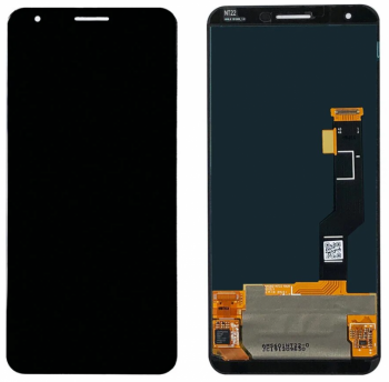 Дисплей (Экран) Google Pixel 3a XL G020B, G020A, G020C с тачскрином (сенсором) черный