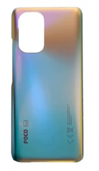 Задняя крышка Xiaomi Poco F3 M2012K11AG серебристая