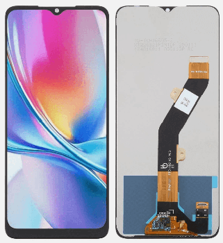Дисплей (Экран) ZTE Blade A35e Z2466 с тачскрином (сенсором) черный Оригинал