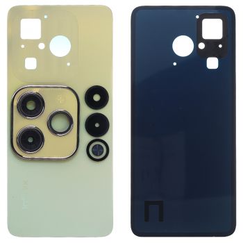 Задняя крышка Infinix Hot 40i X6528, X6528B золотая Оригинал