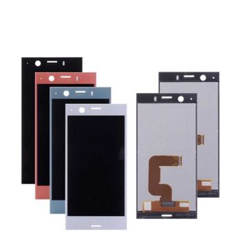 Дисплей (Экран) Sony G8441 Xperia XZ1 Compact с тачскрином (сенсором) серебристый Оригинал