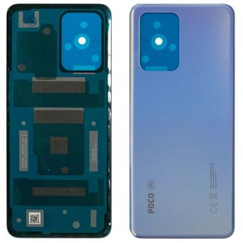 Задняя крышка Xiaomi Poco X4 GT 22041216G голубая Оригинал