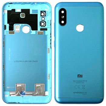 Задняя крышка Xiaomi Mi A2 Lite, Redmi 6 Pro M1805D1SG синяя Оригинал