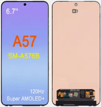 Дисплей (Экран) Samsung A576 (SM-A576B, SM-A576B/DS) Galaxy A57 с тачскрином (сенсором) черный Оригинал