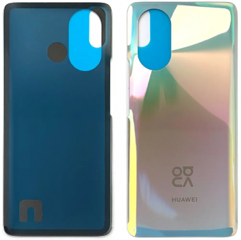 Задняя крышка Huawei Nova 8 ANG-L02B, ANG-L21B, ANG-L22B, ANG-LX1, ANG-LX2 серебристая Оригинал