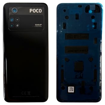 Задняя крышка Xiaomi Poco M4 Pro 2201117PI, MZB0B5VIN черная Оригинал