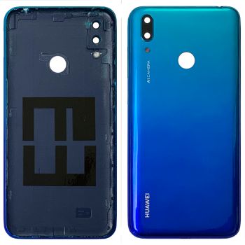 Задняя крышка Huawei Y7 2019, Y7 Prime 2019 DUB-LX1, DUB-L21, DUB-LX3, DUB-L23 синяя Оригинал