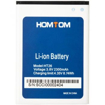 Батарея (аккумулятор) HomTom HT26, HT26 Pro 2300mAh Оригинал