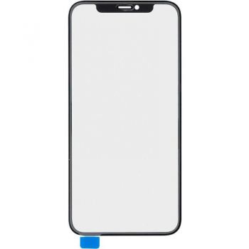 Cтекло дисплея Apple iPhone 12 mini A2399, A2176, A2398 черное Оригинал