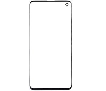 Cтекло дисплея Samsung G973 (SM-G973F, SM-G973F/DS) Galaxy S10 черное Оригинал