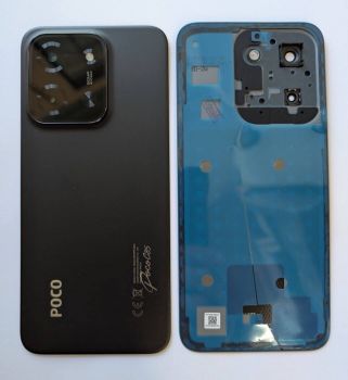Задняя крышка Xiaomi Poco C85 25078PC3EE черная Оригинал
