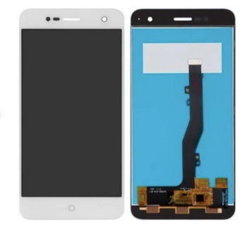 Дисплей (Экран) (LCD) ZTE V8 Mini с сенсором белый Оригинал