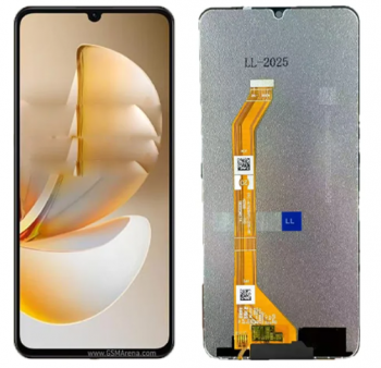 Дисплей (Экран) Realme Note 70 RMX5313, Note 70T с тачскрином (сенсором) черный