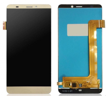 Дисплей (Экран) (LCD) Prestigio 5551 с сенсором золотой Оригинал
