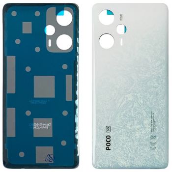 Задняя крышка Xiaomi Poco F5 23049PCD8G, 23049PCD8I белая Оригинал