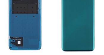 Задняя крышка Huawei Y9 2019 JKM-LX1, JKM-LX2, JKM-LX3, JKM-AL00, JKM-TL00 зеленая Оригинал