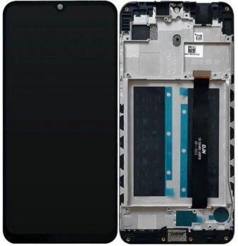 Дисплей (Экран) ZTE Blade V10 Vita с тачскрином (сенсором) черный с рамкой
