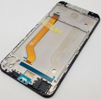 Дисплей (Экран) Meizu C9, C9 Pro M818H с тачскрином (сенсором) черный с рамкой Оригинал