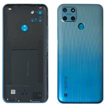 Задняя крышка Realme C25Y RMX3265, RMX3268, RMX3269 голубая Оригинал