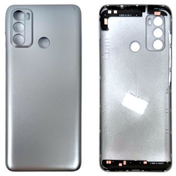 Задняя крышка Motorola XT2135, XT2135-2 Moto G60 PANB0001IN, PANB0013IN серебристая
