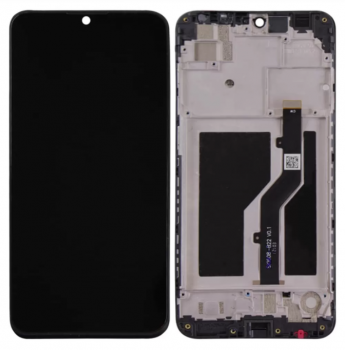 Дисплей (Экран) ZTE Blade A5 2020 с тачскрином (сенсором) черный с рамкой