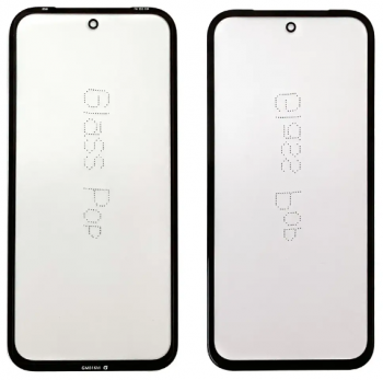 Cтекло дисплея Google Pixel 8a GKV4X, G6GPR, G8HHN, G576D черное Оригинал