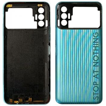 Задняя крышка Tecno Spark 8p KG7n голубая Оригинал