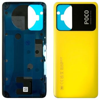 Задняя крышка Xiaomi Poco M4 Pro 5G 21091116AG желтая Оригинал
