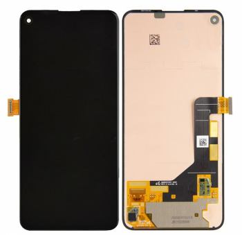 Дисплей (Экран) Google Pixel 5a 5G G1F8F, G4S1M с тачскрином (сенсором) черный Оригинал