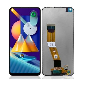 Дисплей (Экран) Samsung M115 (SM-M115F, SM-M115F/DSN) Galaxy M11 с тачскрином (сенсором) черный