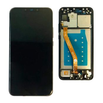 Дисплей (Экран) Huawei Mate 20 Lite SNE-LX1, SNE-LX3, SNE-AL00 с тачскрином (сенсором) черный с рамкой