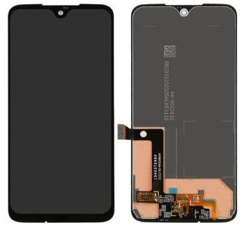 Дисплей (Экран) Motorola XT1962, XT1962-4, XT1962-5, XT1962-6 Moto G7 с тачскрином (сенсором) черный