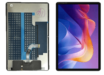 Дисплей (Экран) Xiaomi Redmi Pad 2 25040RP0AG, 25040RP0AI с тачскрином (сенсором) черный Оригинал