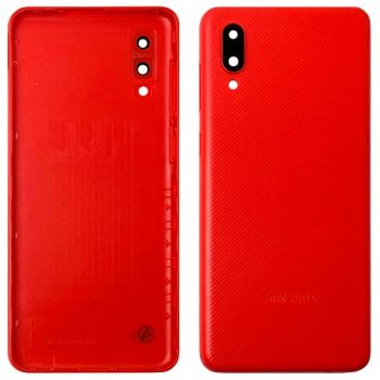Задняя крышка Samsung A022 (SM-A022F, SM-A022F/DS) Galaxy A02 красная Оригинал
