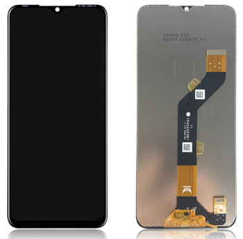 Дисплей (Экран) Infinix Smart 6 X6511, X6511B, X6511E с тачскрином (сенсором) черный