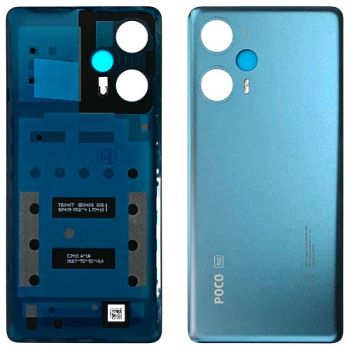 Задняя крышка Xiaomi Poco F5 23049PCD8G, 23049PCD8I синяя Оригинал
