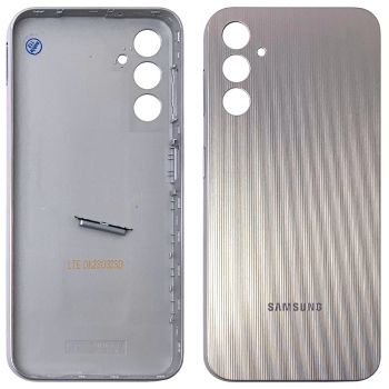 Задняя крышка Samsung A145 (SM-A145F, SM-A145F/DS) Galaxy A14 серебристая Оригинал