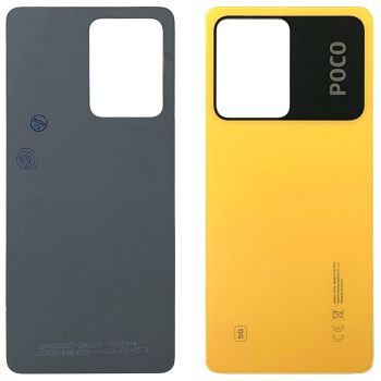 Задняя крышка Xiaomi Poco X5 Pro 22101320G, 22101320I желтая Оригинал