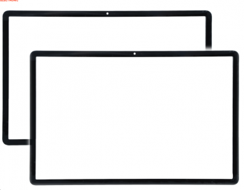 Cтекло дисплея Samsung T730, T733 (SM-T730, SM-T733) Galaxy Tab S7 FE черное Оригинал