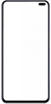 Cтекло дисплея Xiaomi Mi10T, Mi10T Pro M2007J3SG черное Оригинал