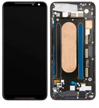 Дисплей (Экран) Asus ZS661KL, ZS661KS ROG Phone 3 I003D, I003DD с тачскрином (сенсором) черный с рамкой Оригинал